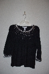 +MBAMG #79-042  "Victor Costa Occasion 3/4 Sleve Sweater With Bead & Sequin Detail"