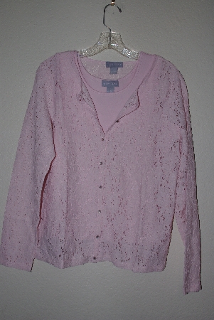 +MBAMG #79-099  "Modern Soul Stretch Lace Cardigan With Tank"