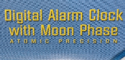 +MBA #3535-417    "Atomic Digital Desktop Alarm Clock"