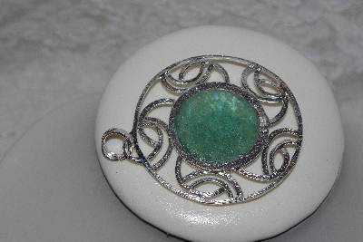 +MBAMG #11-0759  "OrPaz Sterling Roman Glass Bold Pendant"