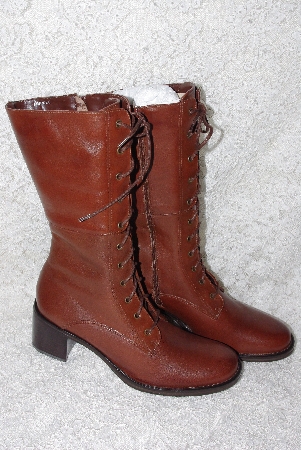 +MBAMG #11-1001  "Boston Proper Fancy Brown Fennell Boots"