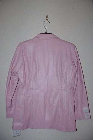 +MBAMG #76-047  "Pamela McCoy Pink Metro Nappa Leather Jacket"