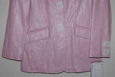 +MBAMG #76-047  "Pamela McCoy Pink Metro Nappa Leather Jacket"