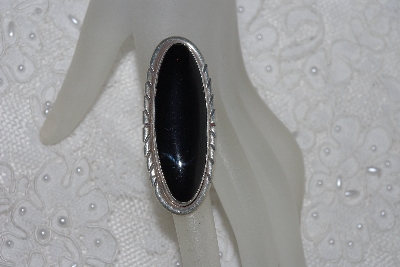 +MBATQ #1-1229  "Artist "NAKAI"  Signed Black Onyx Ring"