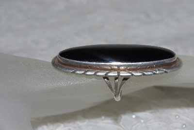 +MBATQ #1-1229  "Artist "NAKAI"  Signed Black Onyx Ring"