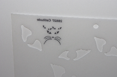 +MBAMG #009-310  "Simply Stencils By Plaid "Catitude" Stencil"