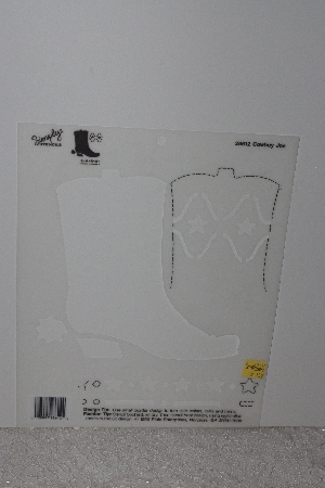+MBAMG #009-226  "1990 Simply Stencils By Plaid #28612 Cowboy Joe"