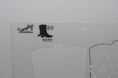 +MBAMG #009-226  "1990 Simply Stencils By Plaid #28612 Cowboy Joe"