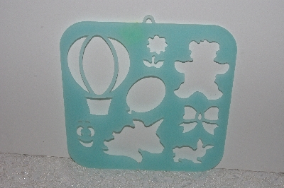 +MBAMG #009-452  "Heavy Duty Plastic Bow, Bear & Misc Stencil"