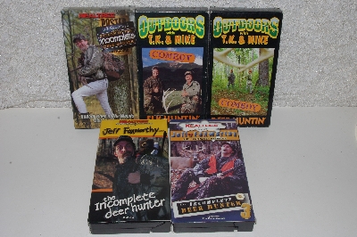 MBACF #VHS-0122 "Set Of 5 Hunting Comedy VHS Tapes"