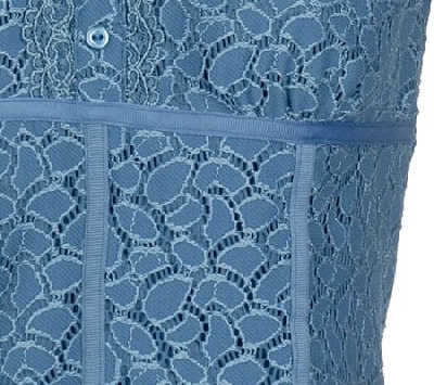 +MBAJ #501-A82315  "Motto Fully Lined Stretch Lace Corset With Button Detail"