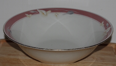 +MBA #2727-0426   "Majesty Collection Taupe Fantasy #8394 Large Round Serving Bowl"