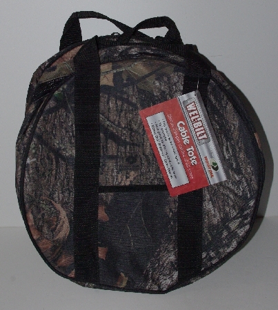 "SOLD"  MBA #3232-336   "Wel-Bilt Set Of 2 Mossy Oak Pattern Cable Totes"