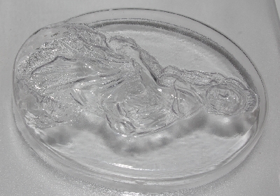 +MBA #3333-306   "Set Of 3 Posing Woman 3D Heavy Duty Clear Plastic Soap Molds"