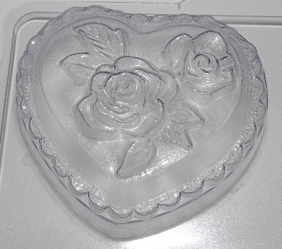 +MBA #3333-291   "Milky Way Molds Set Of 2 Rose 3 Bar Soap Molds"