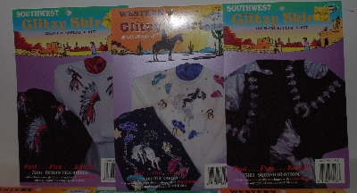+MBA #3434-321   "Set Of 6 1980's What's New LTD Western & Southwest Iron On Applique Kits"