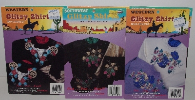 +MBA #3434-321   "Set Of 6 1980's What's New LTD Western & Southwest Iron On Applique Kits"