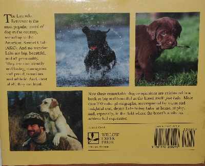 +MBA #3535-575   "1995 Just Labs Hardcover With Jacket "