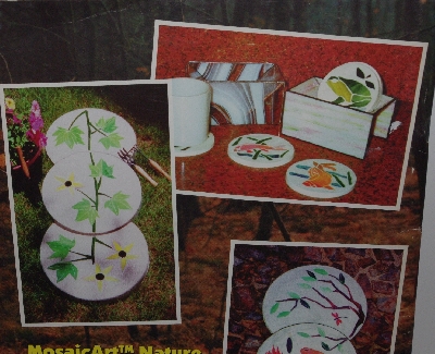 +MBA #3535-203   "1998 MosaicArt Nature Glass Patterns Book"