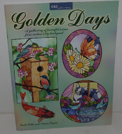 "SOLD"  MBA #3535-207   "2003 Golden Days Stained Glass Pattern Book"