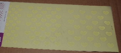 +MBA #3636-244    "Stencil Time Sweet hearts #41-0527 Stencil 3 Different Sized Mini Hearts"