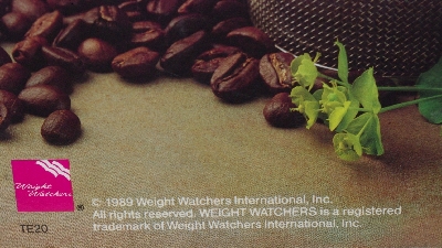 +MBA #3636-0042   "1989 Weight Watchers Measl & Minutes Hard Cover Cook Book"