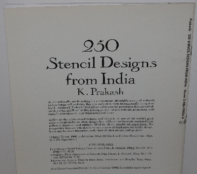 +MBA #3636-145   "1996 "250 Stencil Designs From India" By K. Prakash"
