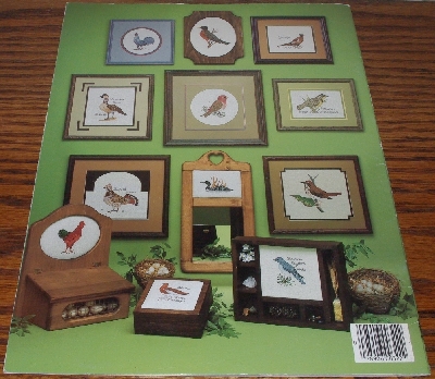 +MBA #3939-125   "1982 Leisure Arts "State Birds" Charted For Cross Stitch" 