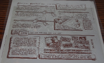 +MBA #3939-0084  1980 Craftaid Belt/Billfold Template #6576 Roses"