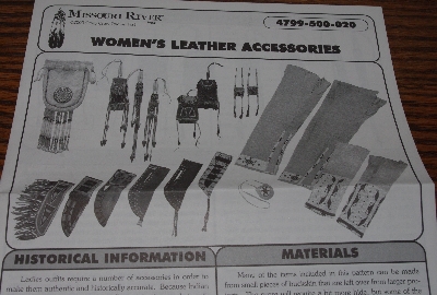 +MBA #3939-345   "2000 Missouri River Patterns "Indian Women's Sccessories" Patern #4799-500-020