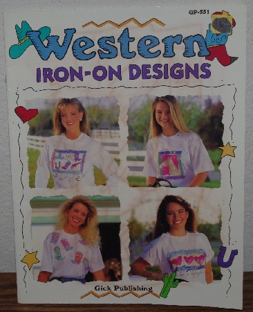 +MBA #3939-0040   "1993 Gick Publishing "Western Iron On Transfers" Project Book