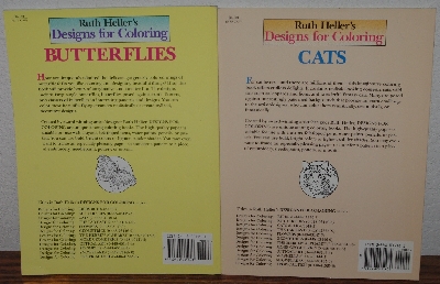 +MBA #3939-0017  "1998 Ruth Heller's Set Of 2 Designs For Coloring / Pattern Books"