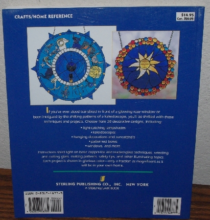 +MBA #4040-176  "1996 Stained Glass Basics By Chris Rich" Paper Back