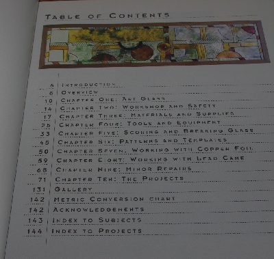 +MBA #4040-176  "1996 Stained Glass Basics By Chris Rich" Paper Back
