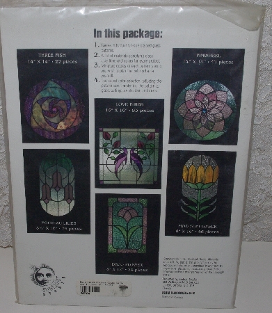 +MBA #4141-0090  "1995 Full Size Stained Glass Patterns By Sunlight Studio"