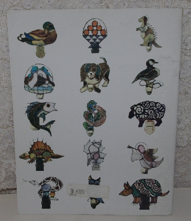 +MBA #4141-0071  "1990 Scarab Glass Works Bite Lite Patterns Book #2" Stained Glass Pattern Book