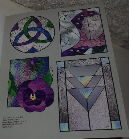 "SOLD"  MBA #4141-0053   "2000  "20 Pieces Or Less" By Carolyn Kyle & Laura Tayne" Stained Glass Project Book