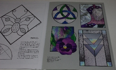 "SOLD"  MBA #4141-0053   "2000  "20 Pieces Or Less" By Carolyn Kyle & Laura Tayne" Stained Glass Project Book