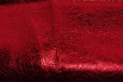 +MBA #5610-0020  "1990's Tandy Leather (2) Pieces Of Red Metallic Pigskin Suede"