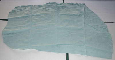 +MBA #5610-268  "1990's Tandy Leather Mint Green Pigskin Suede Hide"