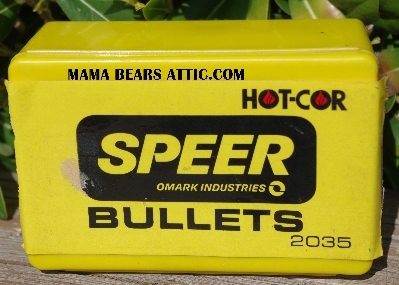 MBA #5624-1424  "1990's Speer (100) Bullets 30 Cal/165 Grain .308 Spitzer #2035"