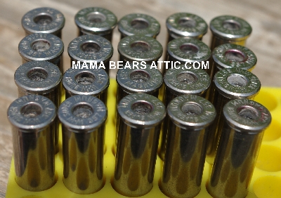 MBA #5626B-1951  "1990's Set Of (20) Nickel W-W Super 357 Magnum Spent Shell Casings"