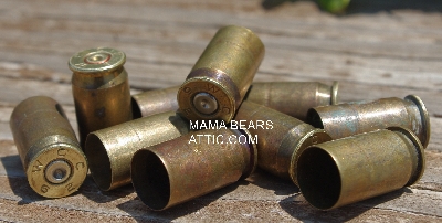 MBA #5627B-2078  "Vintage 1962 .45 Cal Set Of (10) WCC 62 Brass Spent Shell Casings"