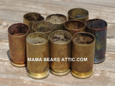 MBA #5627B-2161 "Vintage 1965 Remington Arms Set Of (10) .45 Cal Brass Spent Shell Casings"