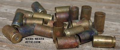 MBA #5627B-2194  "Vintage Set Of  (20) Remington-Peters 45-Auto  Brass Spent Shell Casings"
