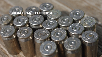 MBA #5627B-2203  "1980's Set Of (20) Remington-Peters 45 Auto Nickel Spent Shell Casings"