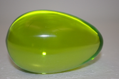 +MBA #11-221  Large Green Glass Egg