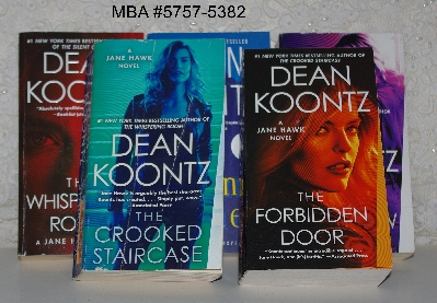 MBA #5757-5382  "Set Of 5 Jane Hawk Paperback Books" by Author Dean Koontz