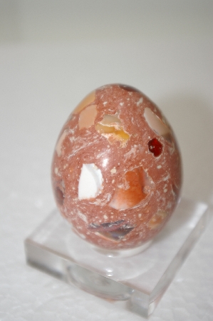 +MBA #11-278  "Mexican Fire Opal Matrix Egg"