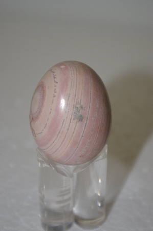 +MBA #12-217  Pink Hand Cut & Polished Gemstone Egg